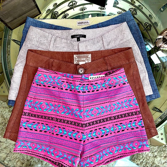 4  various brands Pants - 🔥SALE🔥SHORTS BUNDLE. S/XS ♥️FUN🏖 ( Stash this BARGAIN BUNDLE til SPRING ) ♥️